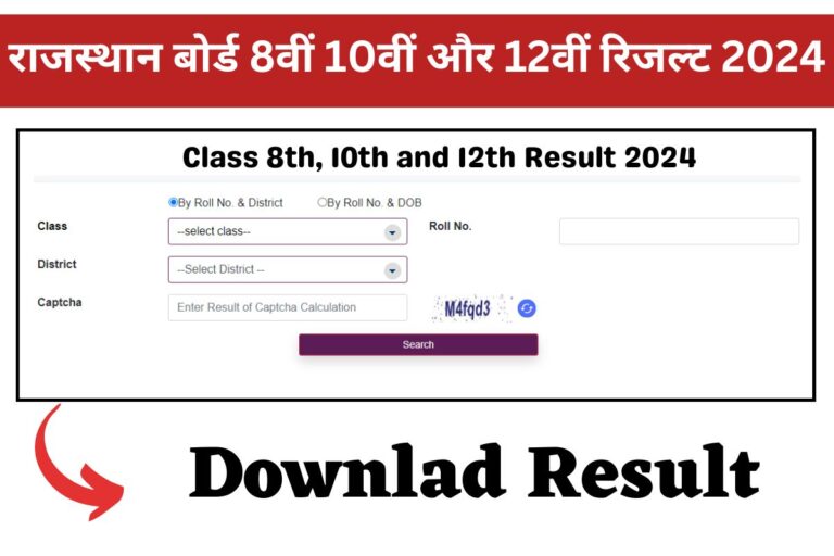 Rajasthan Board Result